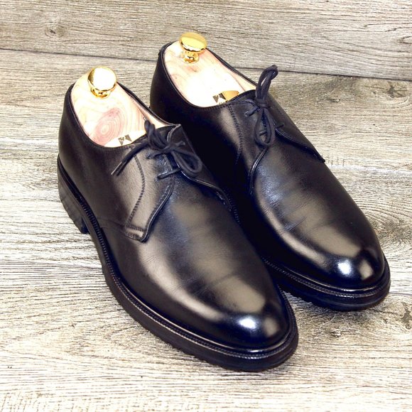 $695 Wilkes Bashford GRAVATI Blucher 7 M Black 15435 * add $15 new Cedar Trees o main image 13